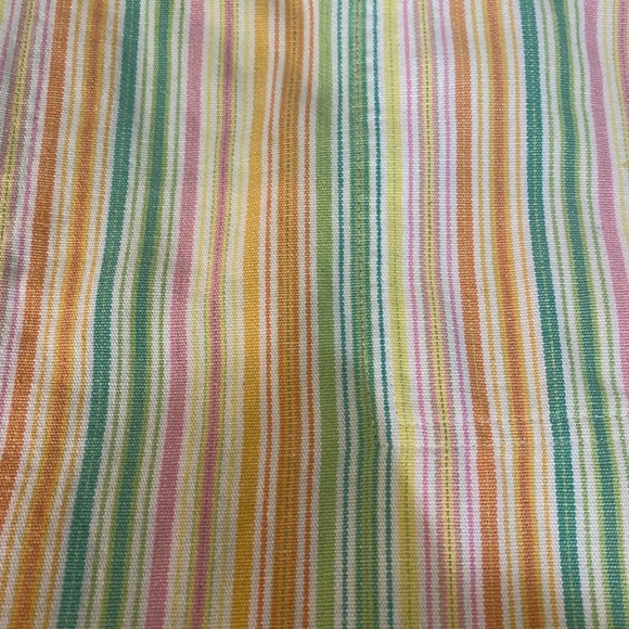 Christopher & Banks Womens Denim Rainbow Drawstring Skirt Skort Whimsical SZ 18W - Picture 5 of 13